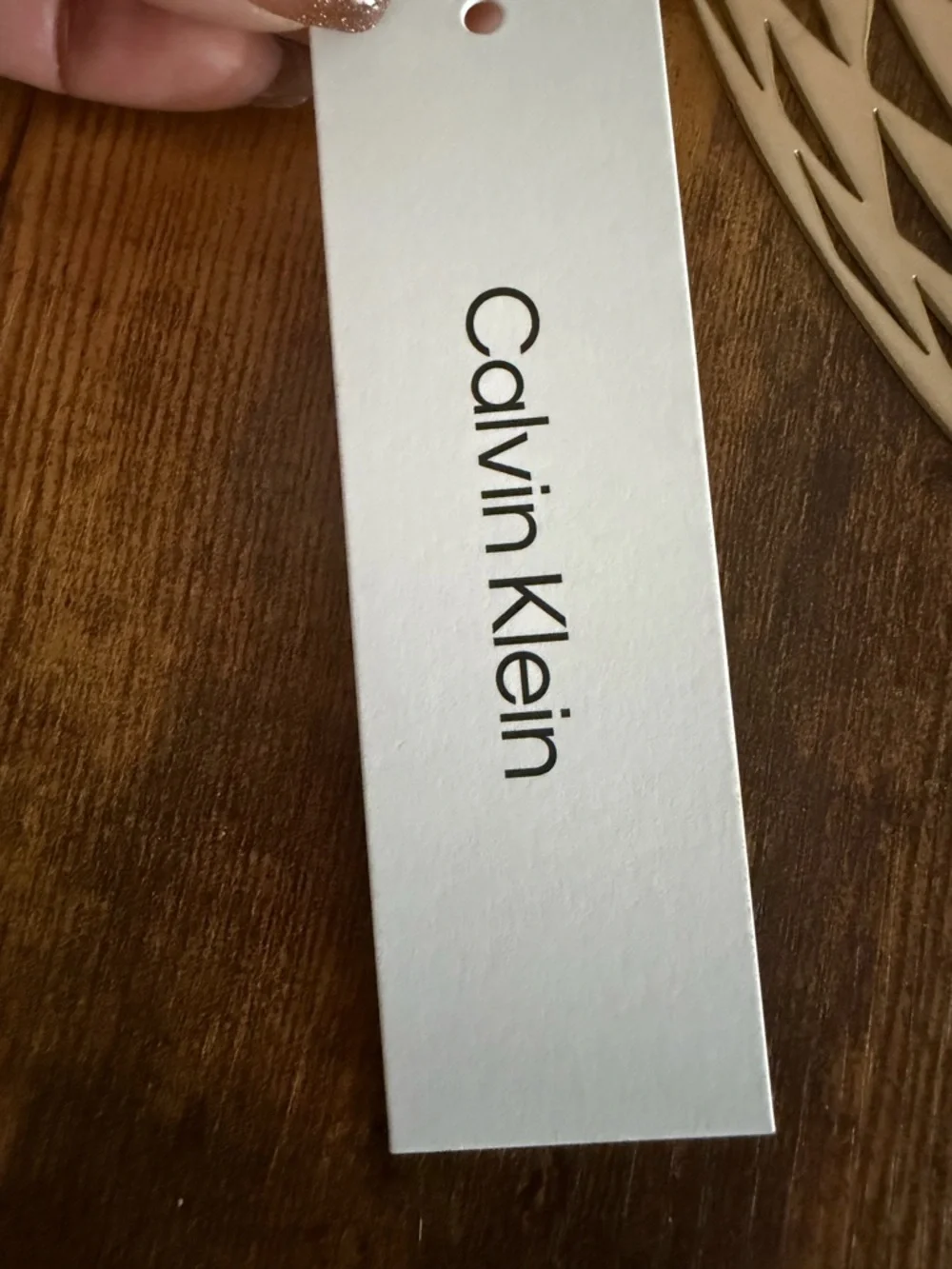 Calvin Klein Beige Midi Wrap Dress with Black Belt Worn once! - Picture 5 of 7